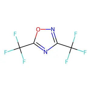 3,5-Bis(trifluoromethyl)-1,2,4-oxadiazole structure