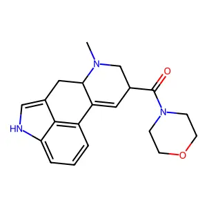 Methanone, ((8beta)-9,10-didehydro-6-methylergolin-8-yl)-4-morholinyl- structure