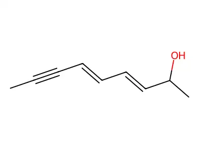 3,5-Nonadien-7-yn-2-ol, (E,E)- structure