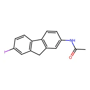 7-Iodo-N-2-acetylaminofluorene structure