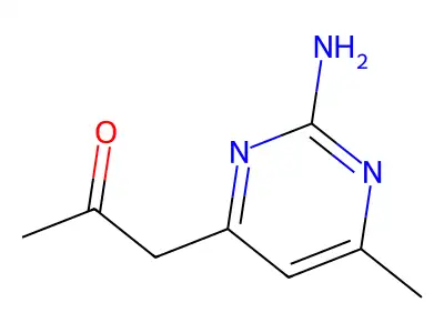 1-(2-Amino-6-methylpyrimidin-4-yl)propan-2-one structure