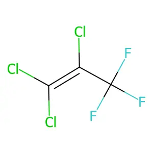 1,1,2-Trichloro-3,3,3-trifluoro-1-propene structure