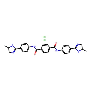 4-Amino-N-(3-(tricyclo(3.3.1.1(sup 3,7))dec-1-ylamino)propyl)benzamide dihydrochloride structure