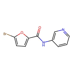 2-Furancarboxamide, 5-bromo-N-3-pyridinyl- structure