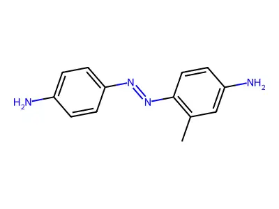 4,4'-Diamino-2-methylazobenzene structure