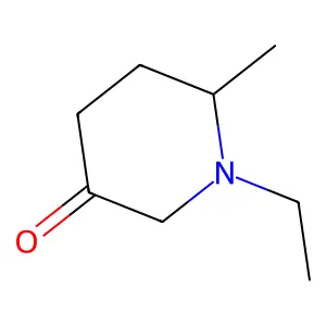 1-Ethyl-6-methyl-3-piperidinone structure