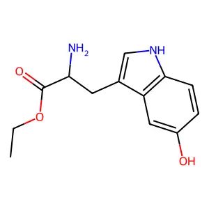 ethyl 2-amino-3-(5-hydroxy-1H-indol-3-yl)propanoate structure