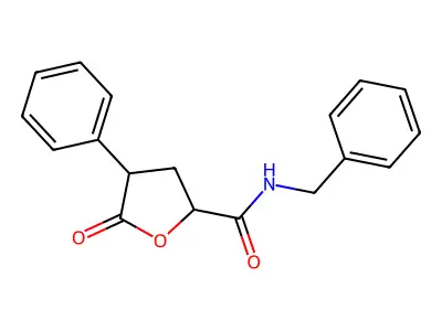 四氢-N-苄基-5-氧代-4-苯基-2-呋喃甲酰胺 structure