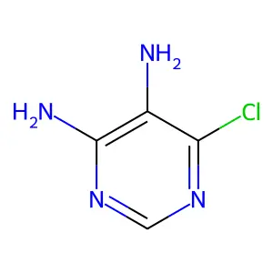 4,5-Pyrimidinediamine, 6-chloro- structure