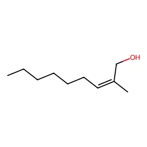 2-Nonen-1-ol, 2-methyl-, (E)- structure