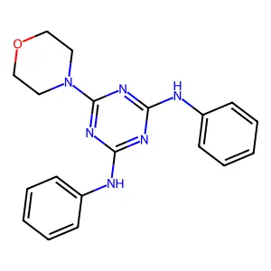 2,4,6-Tris(4-pyridyl)-1,3,5-triazine structure