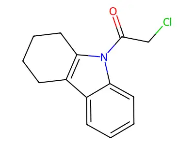 2-Chloro-1-(1,2,3,4-tetrahydro-9H-carbazol-9-yl)ethanone structure