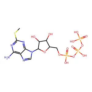 2-甲硫基腺苷三磷酸四钠盐 structure