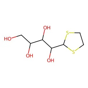 1-(1,3-二硫戊环-2-基)丁烷-1,2,3,4-四醇 structure