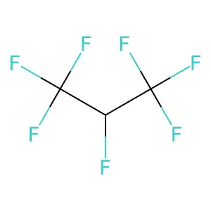 七氟丙烷 structure