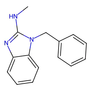 1-Benzyl-N-methyl-1H-benzimidazol-2-amine structure