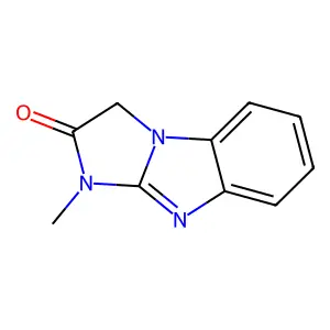 1-Methyl-1H-imidazo(1,2-a)benzimidazol-2(3H)-one structure