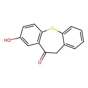 8-hydroxydibenzo[b,f]thiepin-10(11H)-one structure