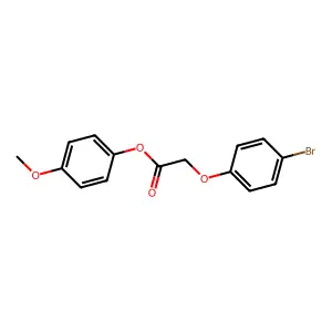 4-Methoxyphenyl 2-(4-bromophenoxy)acetate structure