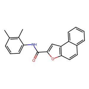 N-(2,3-dimethylphenyl)naphtho[2,1-b]furan-2-carboxamide structure