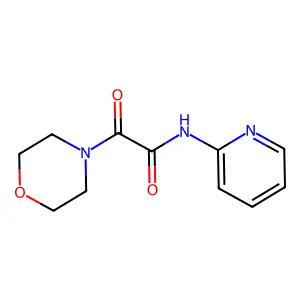 2-morpholin-4-yl-2-oxo-N-pyridin-2-ylacetamide structure