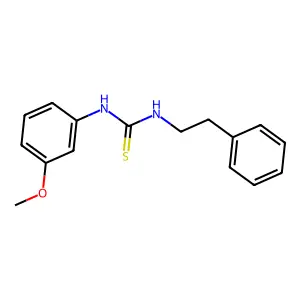 1-(3-Methoxyphenyl)-3-(2-phenylethyl)thiourea structure