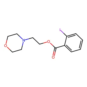 2-Morpholin-4-ylethyl 2-iodobenzoate structure