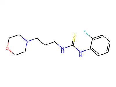 1-(2-Fluorophenyl)-3-[3-(morpholin-4-yl)propyl]thiourea structure