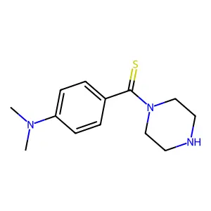 N,N-Dimethyl-4-(piperazin-1-ylcarbonothioyl)aniline structure
