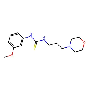 1-(3-Methoxyphenyl)-3-(3-morpholin-4-ylpropyl)thiourea structure