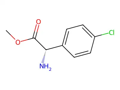 Methyl 2-amino-2-(4-chlorophenyl)acetate structure