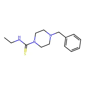 4-benzyl-N-ethylpiperazine-1-carbothioamide structure
