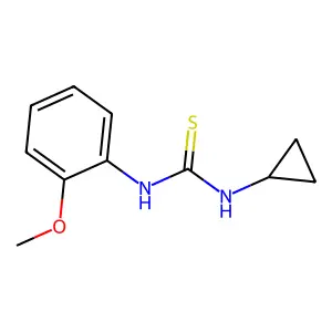 1-Cyclopropyl-3-(2-methoxyphenyl)thiourea structure