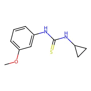 1-Cyclopropyl-3-(3-methoxyphenyl)thiourea structure