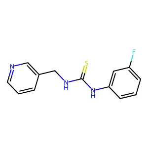 1-(3-Fluorophenyl)-3-(pyridin-3-ylmethyl)thiourea structure