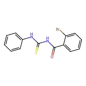 2-bromo-N-(phenylcarbamothioyl)benzamide structure