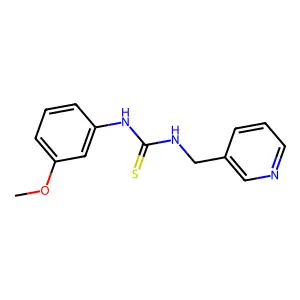 1-(3-Methoxyphenyl)-3-(pyridin-3-ylmethyl)thiourea structure