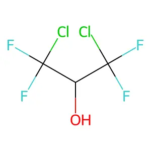 2-Propanol, 1,3-dichloro-1,1,3,3-tetrafluoro- structure
