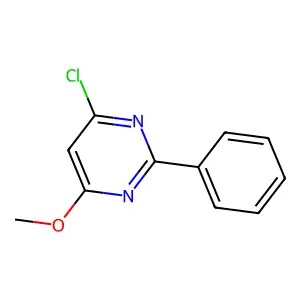 4-Chloro-6-methoxy-2-phenylpyrimidine structure