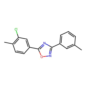5-(3-Chloro-4-methylphenyl)-3-(3-methylphenyl)-1,2,4-oxadiazole structure