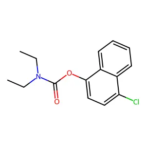 4-Chloronaphthalen-1-yl diethylcarbamate structure