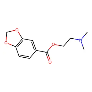 2-(Dimethylamino)ethyl 1,3-benzodioxole-5-carboxylate structure