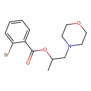 1-(Morpholin-4-yl)propan-2-yl 2-bromobenzoate structure