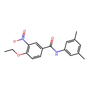 N-(3,5-二甲基苯基)-4-乙氧基-3-硝基苯甲酰胺 structure