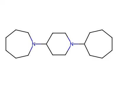 1-(1-Cycloheptylpiperidin-4-yl)azepane structure