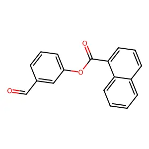 3-Formylphenyl naphthalene-1-carboxylate structure