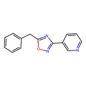 5-Benzyl-3-pyridin-3-yl-1,2,4-oxadiazole structure