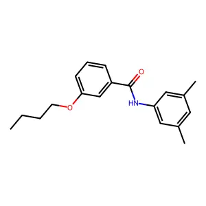 3-butoxy-N-(3,5-dimethylphenyl)benzamide structure