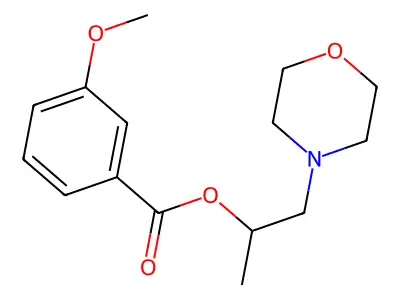 1-(Morpholin-4-yl)propan-2-yl 3-methoxybenzoate structure