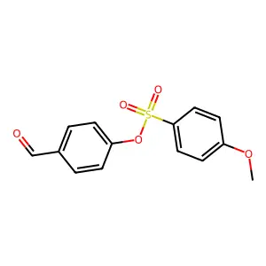 4-Formylphenyl 4-methoxybenzenesulfonate structure
